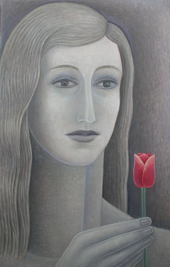 Girl with Tulip