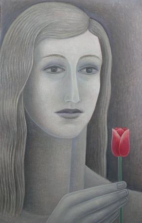 Girl with Tulip