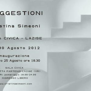 "Suggestioni" Solo exhibition