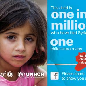 Help children in Syria, with UNICEF & Celeste Prize