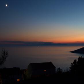 Luna, tramonto,Pakleni Otoci