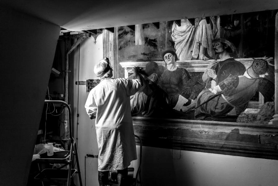 Sansepolcro. restorer and Piero della Francesca