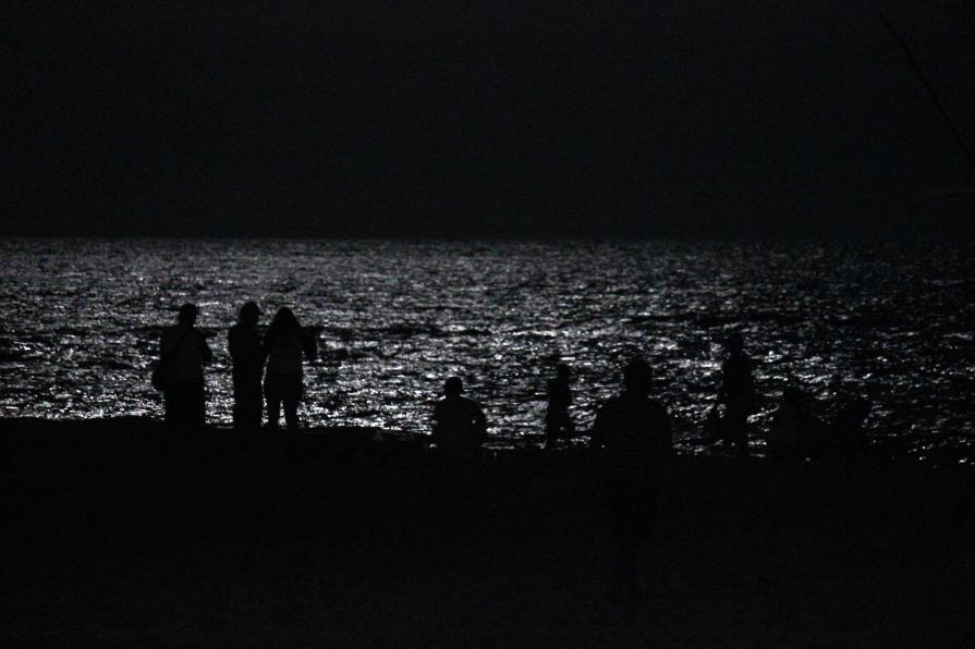 Sombras en la playa