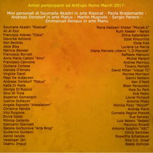 ArtExpo Rome March 2017