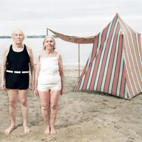 Monsieur et Madame Vieille à la plage