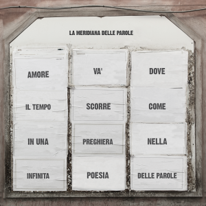 gianni palattella - La meridiana delle parole - The sundial of the words