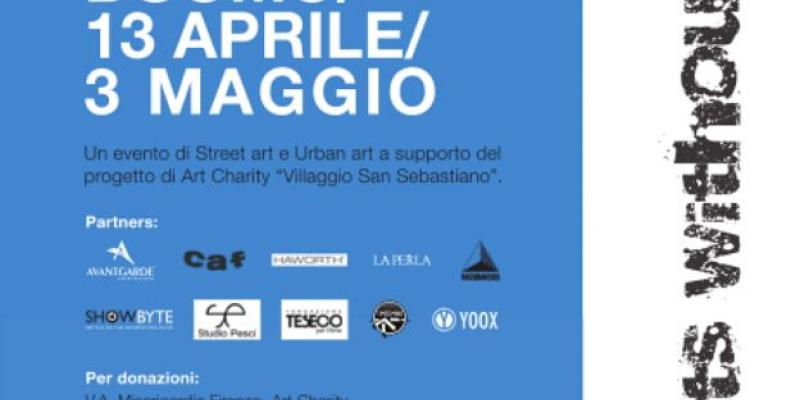 Streets without wall - “Villaggio San Sebastiano” Art Charity for Misericordia 