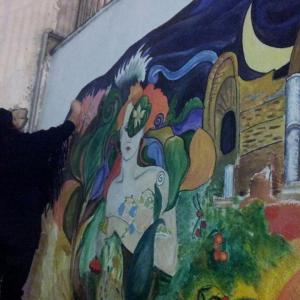 Murales sulle scale del Pendio S.Giuseppe