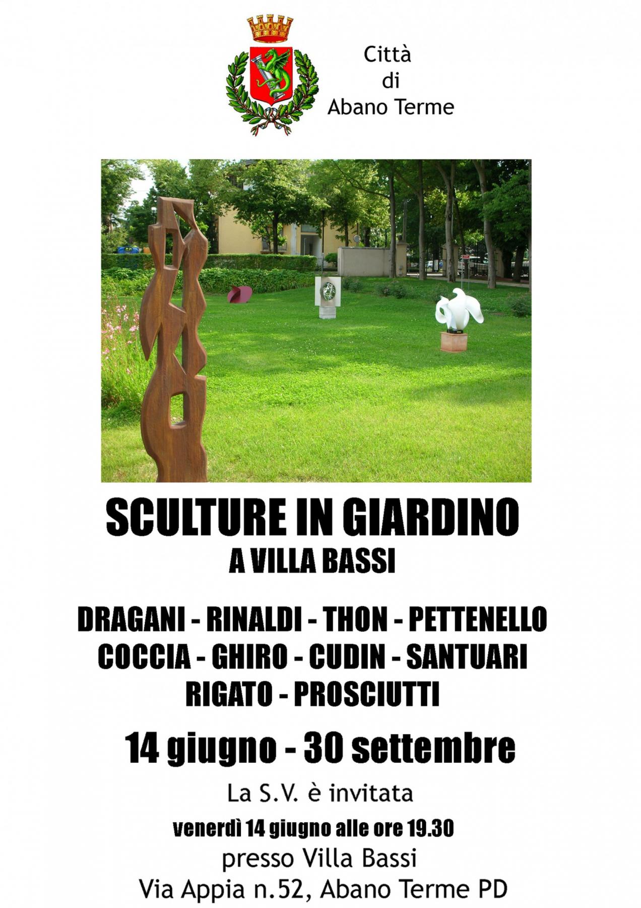 Sculture in giardino