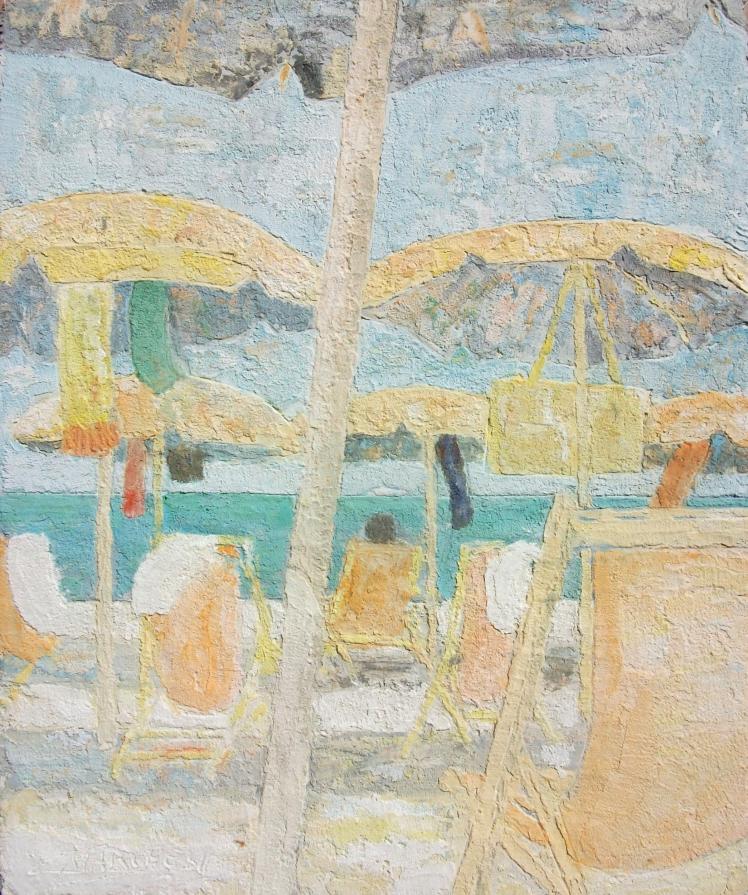 SULLA SPIAGGIA   (AFFRESCO)