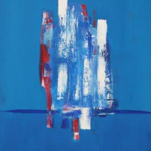 Abstract in Blue no 7