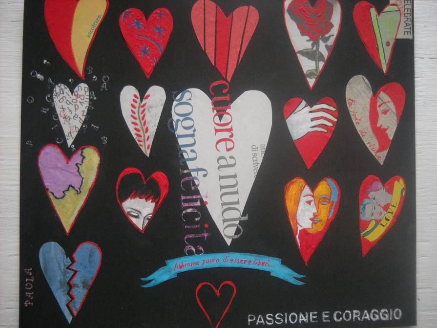 Passione e coraggio  (collage, 2015)