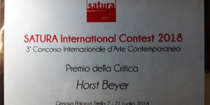 Satura International Contest -  CRITICS AWARD - HORST BEYER