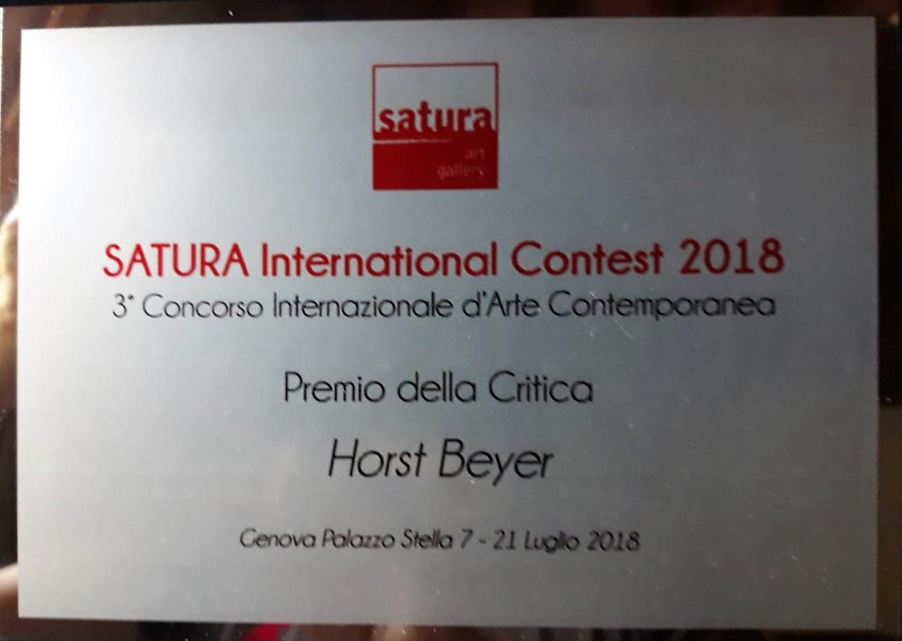 Satura International Contest -  CRITICS AWARD - HORST BEYER