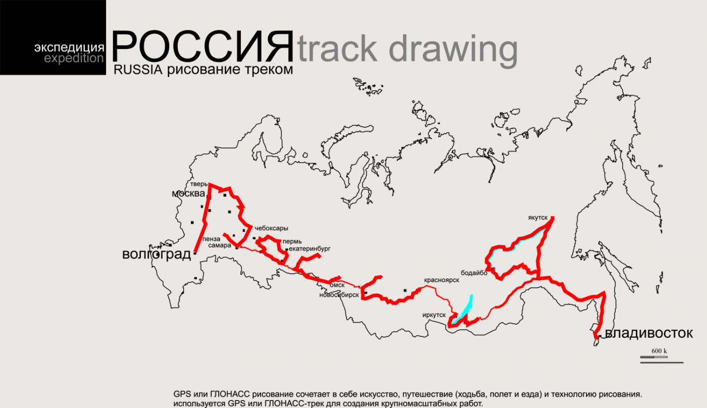 RUSSIA track drawing